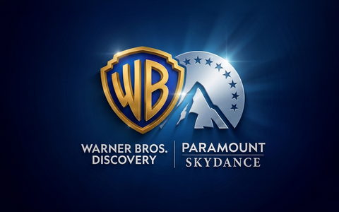 Marcas da Warner Bros. Discovery e da Paramount Skydance lado a lado