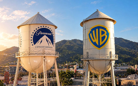 Caixas d'água da Paramount e da Warner Bros.